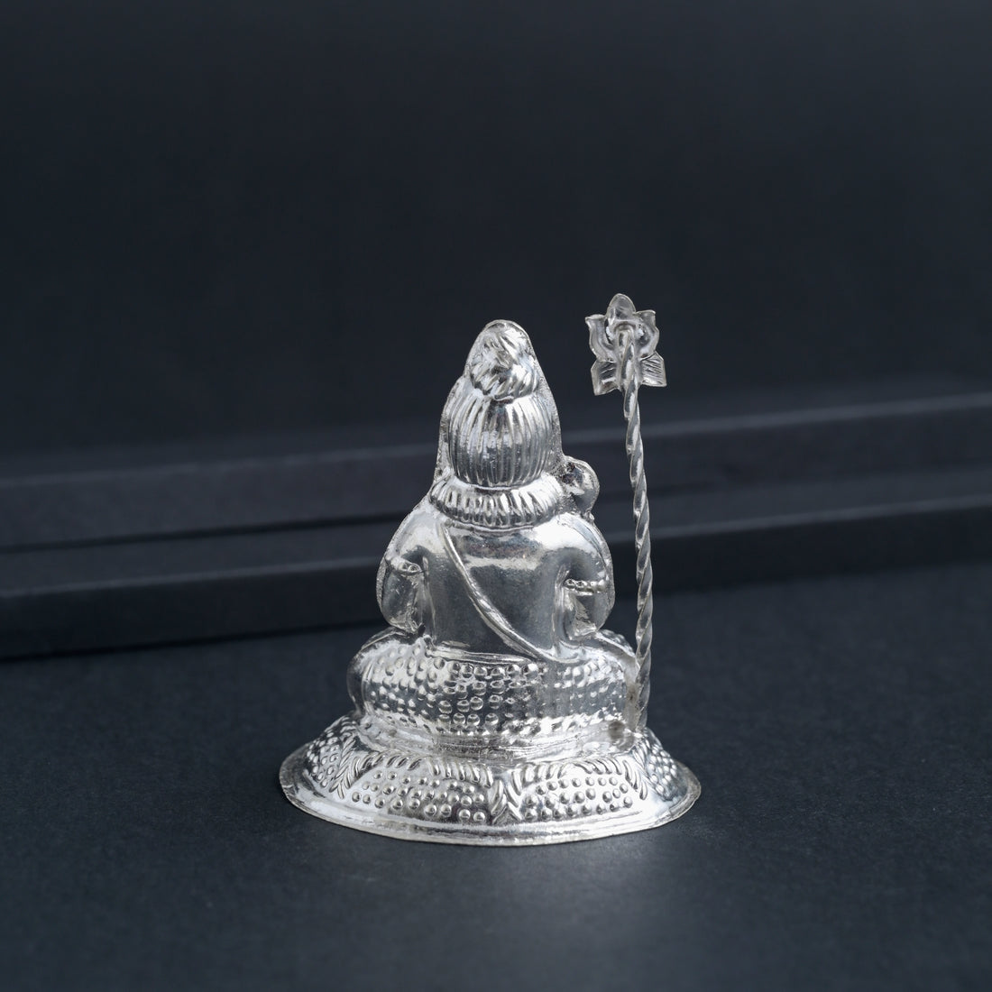 Silver Mahadev Idol image 3