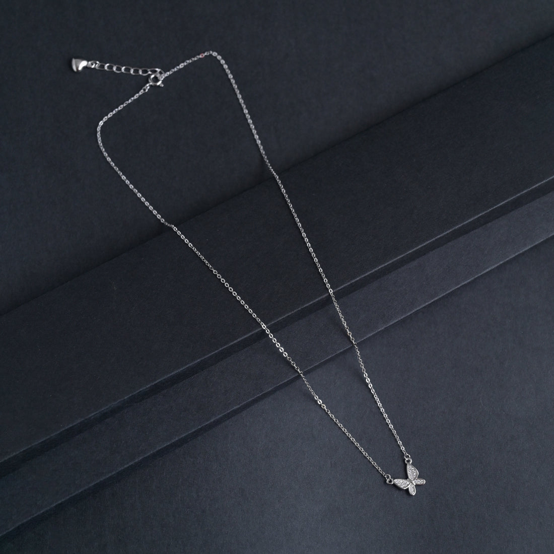 Silver Butterfly Charm Pendant image 3