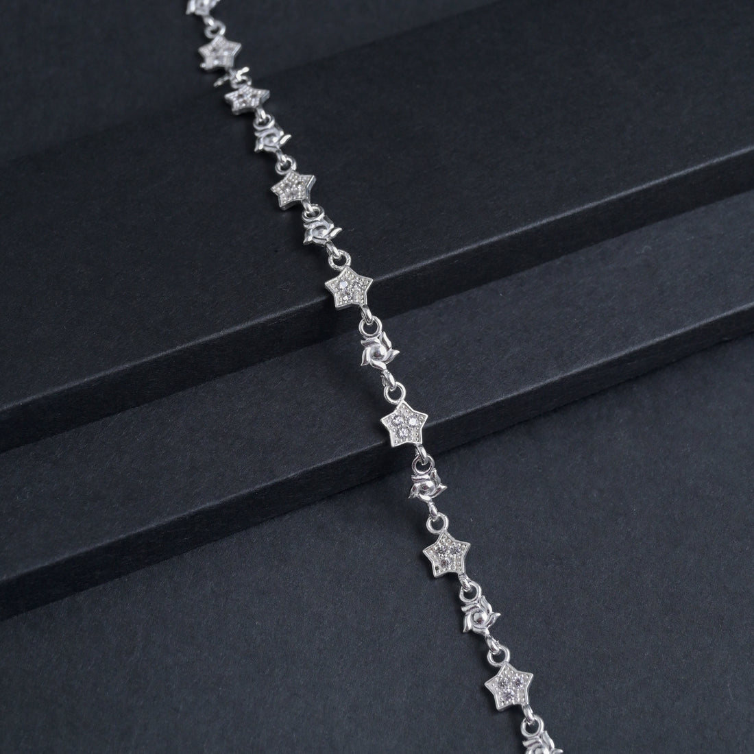 Silver Starlit Anklet image 1