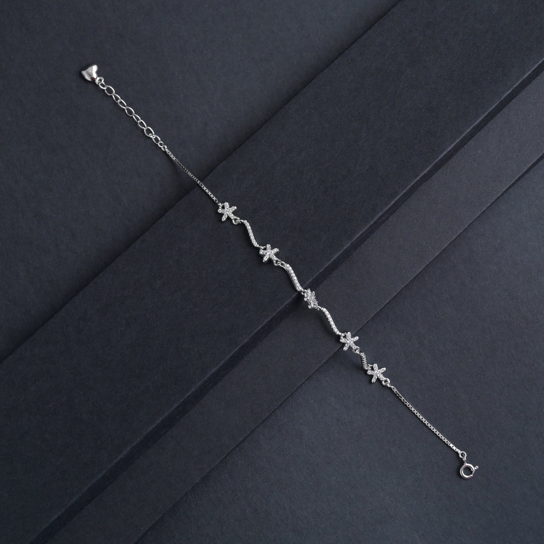 Silver Starlit Bracelet image 1