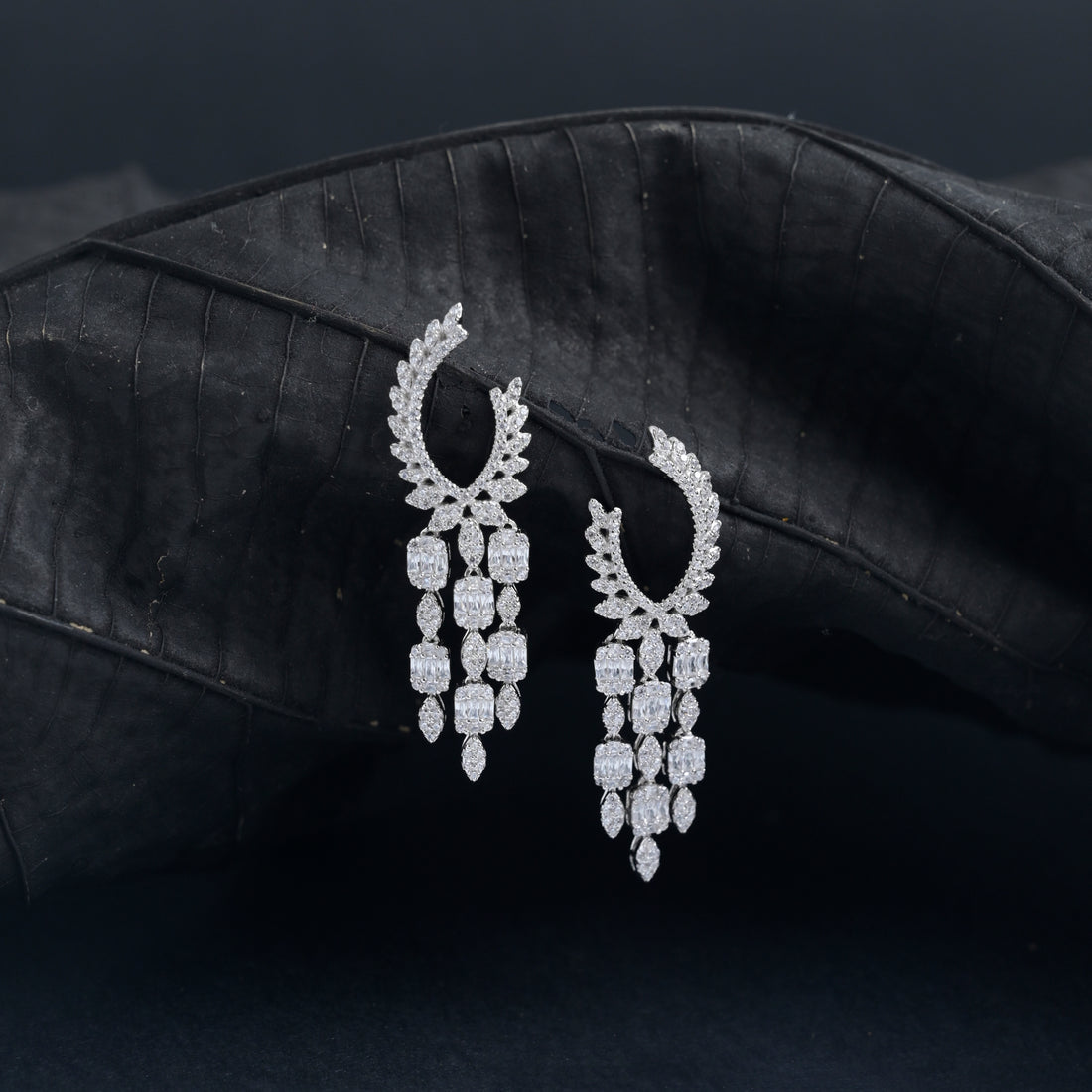 Silver Princess Earrings image 2