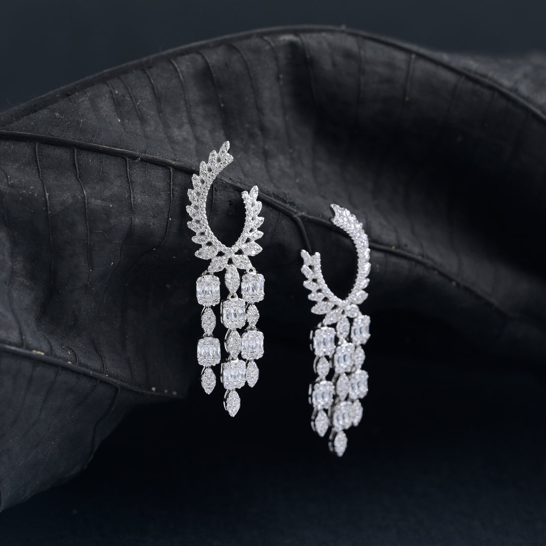 Silver Princess Earrings image 0