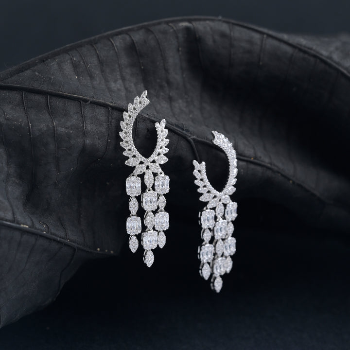 Silver Princess Earrings image 0