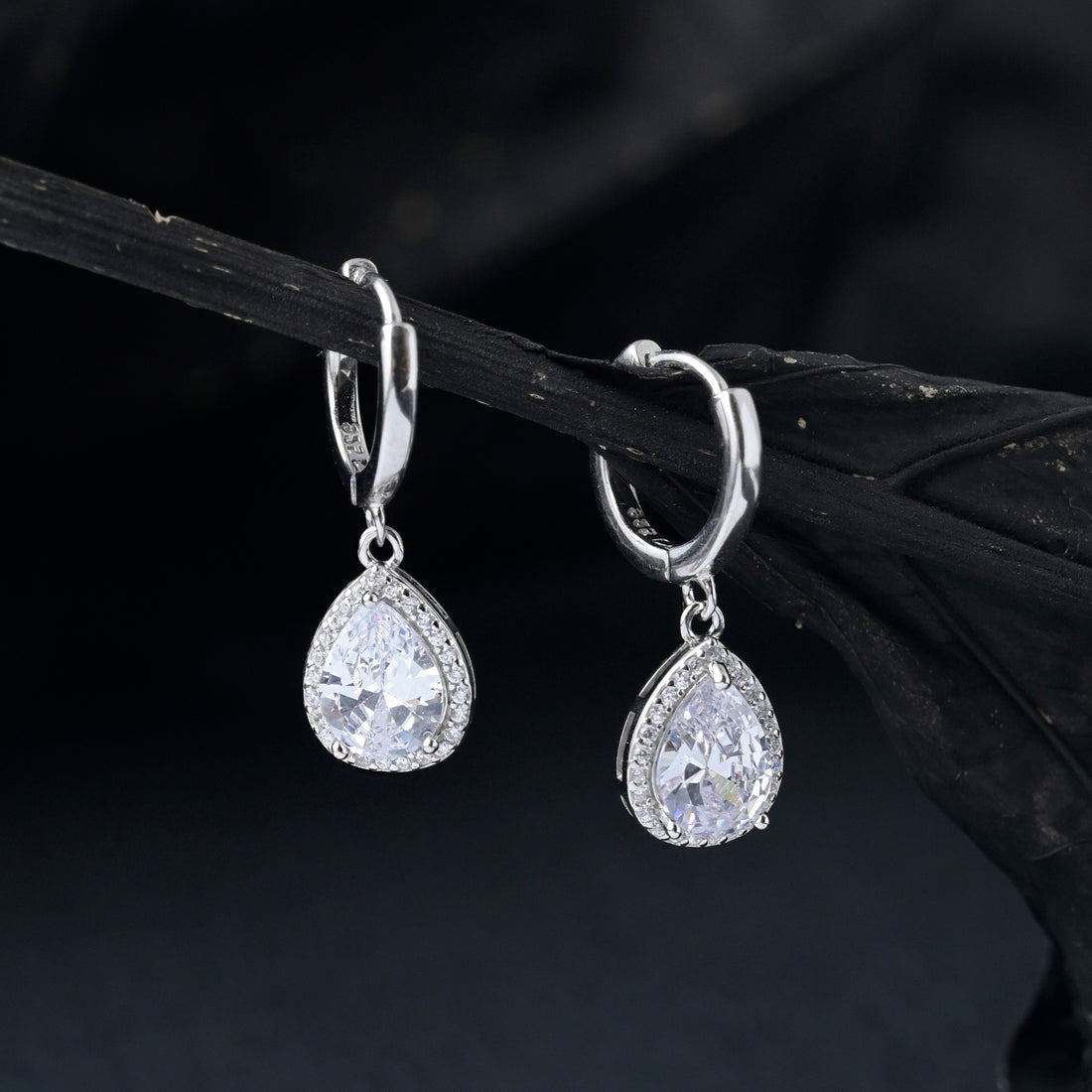Silver Dewdrops Earrings image 4