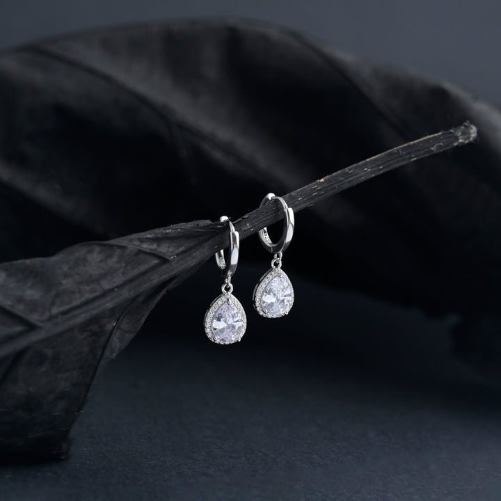 Silver Dewdrops Earrings image 0