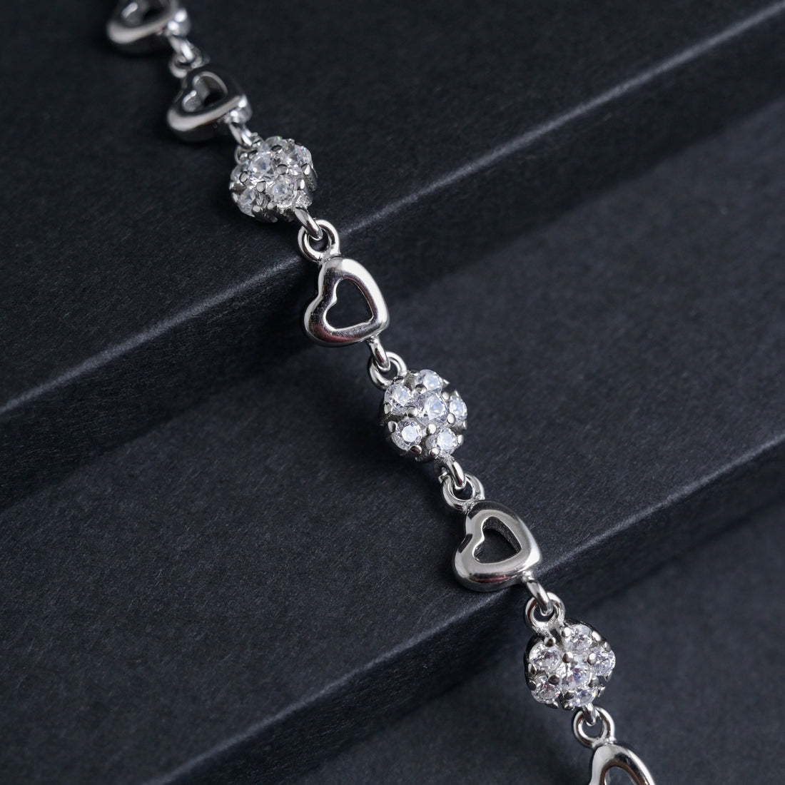 Silver Heartstrings Bracelet image 0