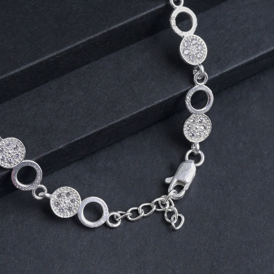 Silver Moonlit Anklet image 3