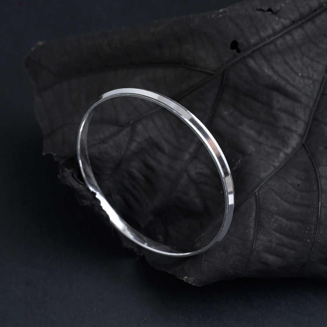 Silver Men's Punjabi Kada image 0