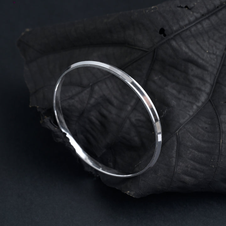 Silver Men's Punjabi Kada image 0