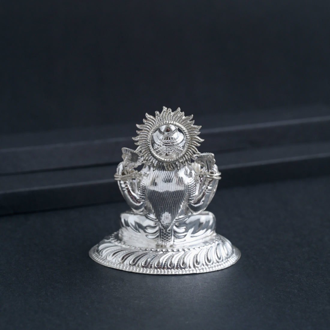 Silver Laxmi Idol image 3