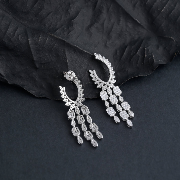 Silver Princess Earrings image 4