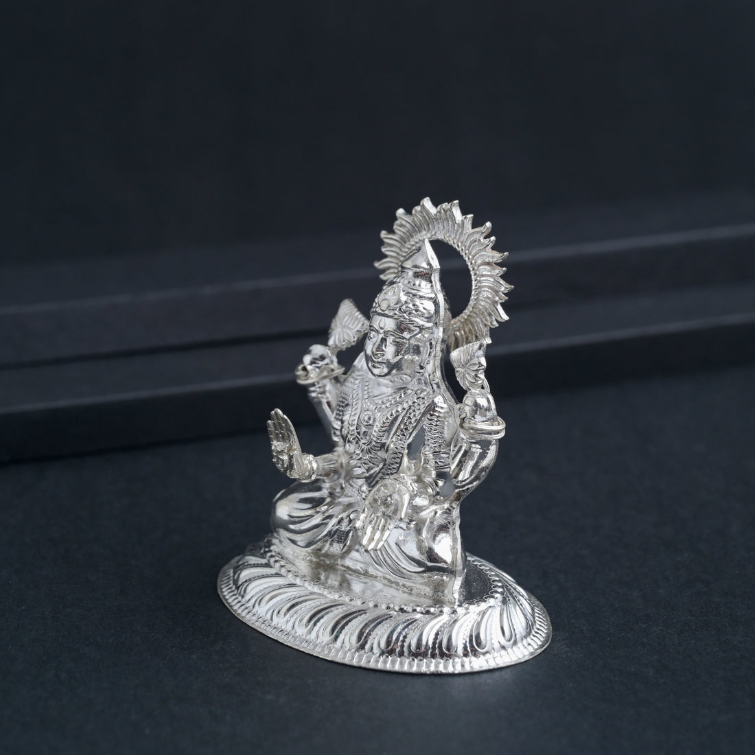 Silver Laxmi Idol image 2