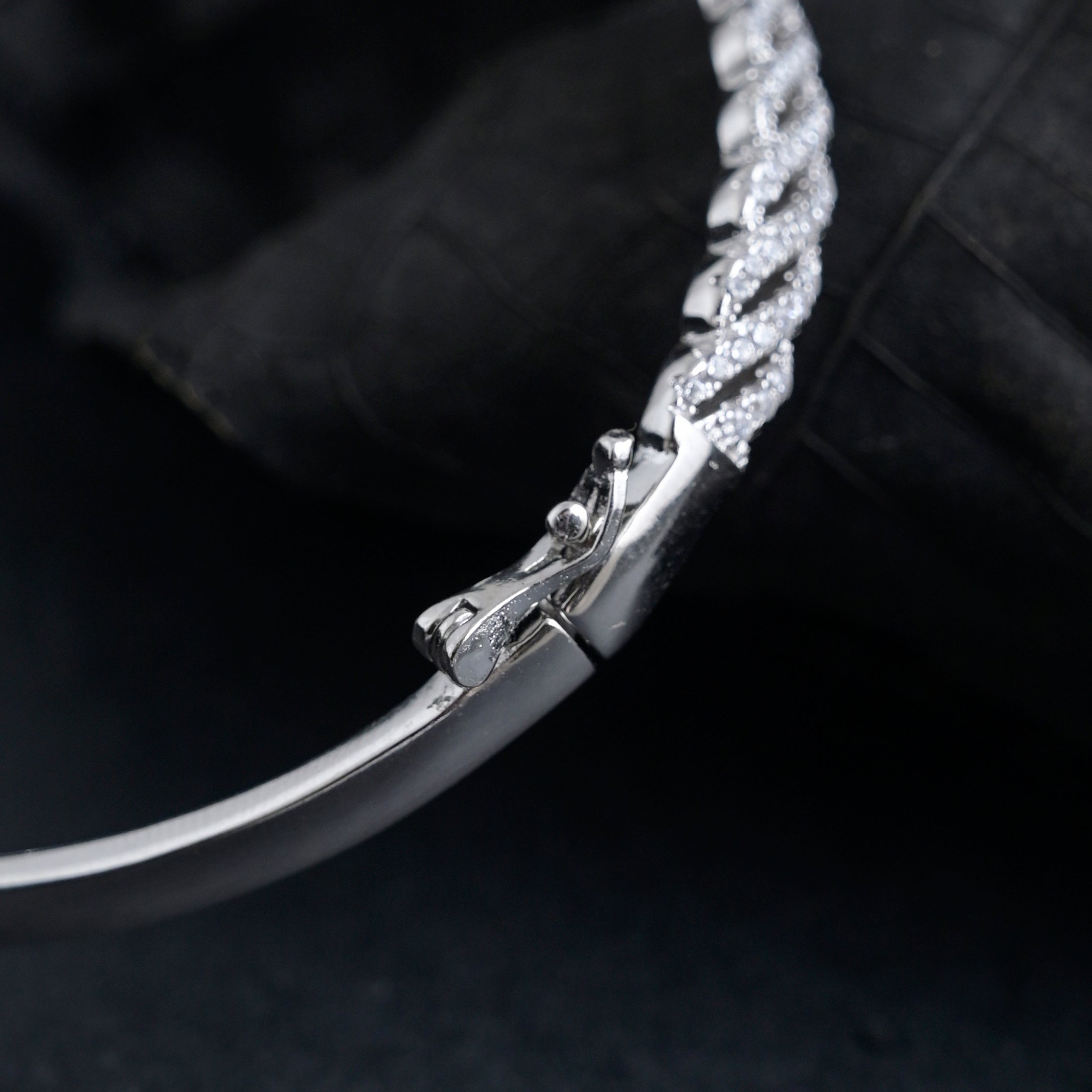 Silver Shimmer Band Bracelet image 4